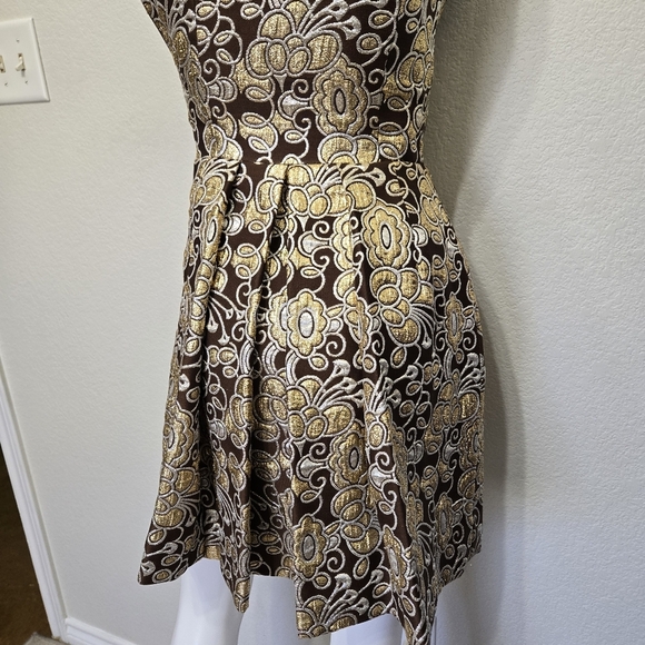 Vntg Dirnol Hock German Sleeveless Dress Size 36 - Picture 2 of 11